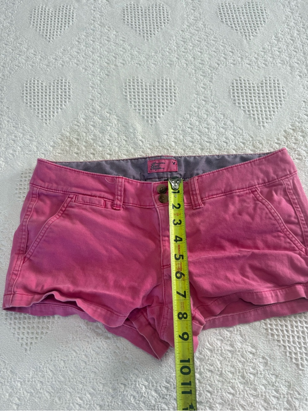 Y2K Low-rise American Eagle Pink Shorts (6) - Picture 6 of 6